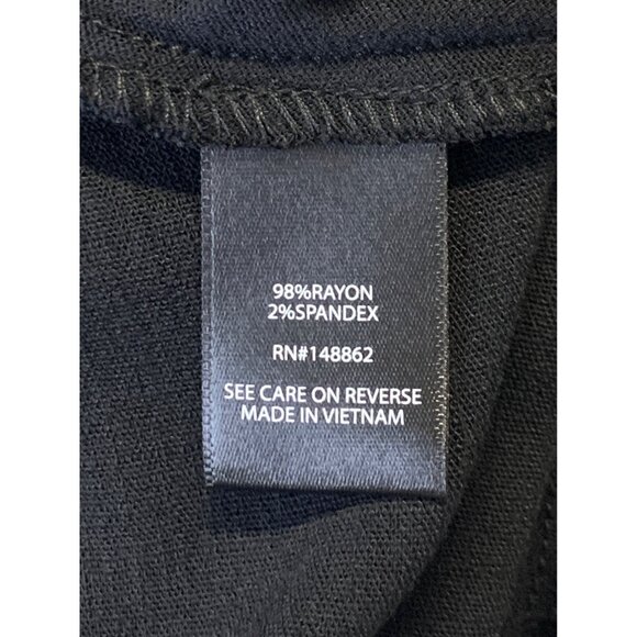 Torrid Plus Size Top Blouse 4 4X Black Ruched V-Neck Tunic Cut Out Side NWT New - Picture 7 of 8